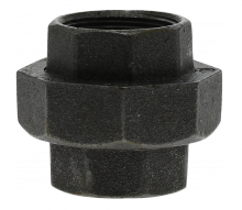 Boshart Industries 2-BLU-15 - 1-1/2" UNION - BLACK