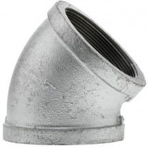 Boshart Industries 2-GE4-40 - 4" 45' ELBOW - GALVANIZED