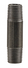Boshart Industries BLN-0220 - 1/4" x 2" NIPPLE - BLACK