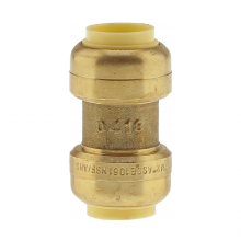 Boshart Industries BPF-C05NL - NO LEAD 1/2"PUSHFIT COUPLING