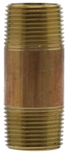 Boshart Industries BRN-0725 - 3/4" x 2-1/2" R BRASS NIPPLE