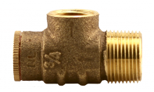 Boshart Industries RVNB05-075NL - NO LEAD 1/2" BRASS RELIEF VLVE