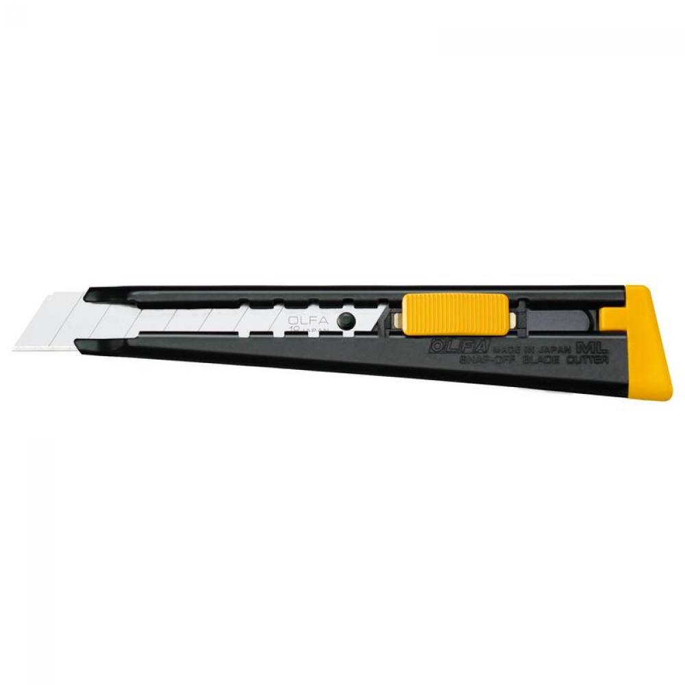 ML 18mm Metal Heavy-Duty Auto-Lock Utility Knife with LB Silver Snap Blade