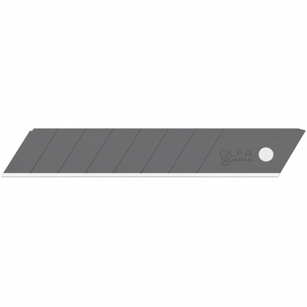 LBB-5B 18mm Ultra -Sharp Black Heavy-Duty Snap Blade, Pack of 5