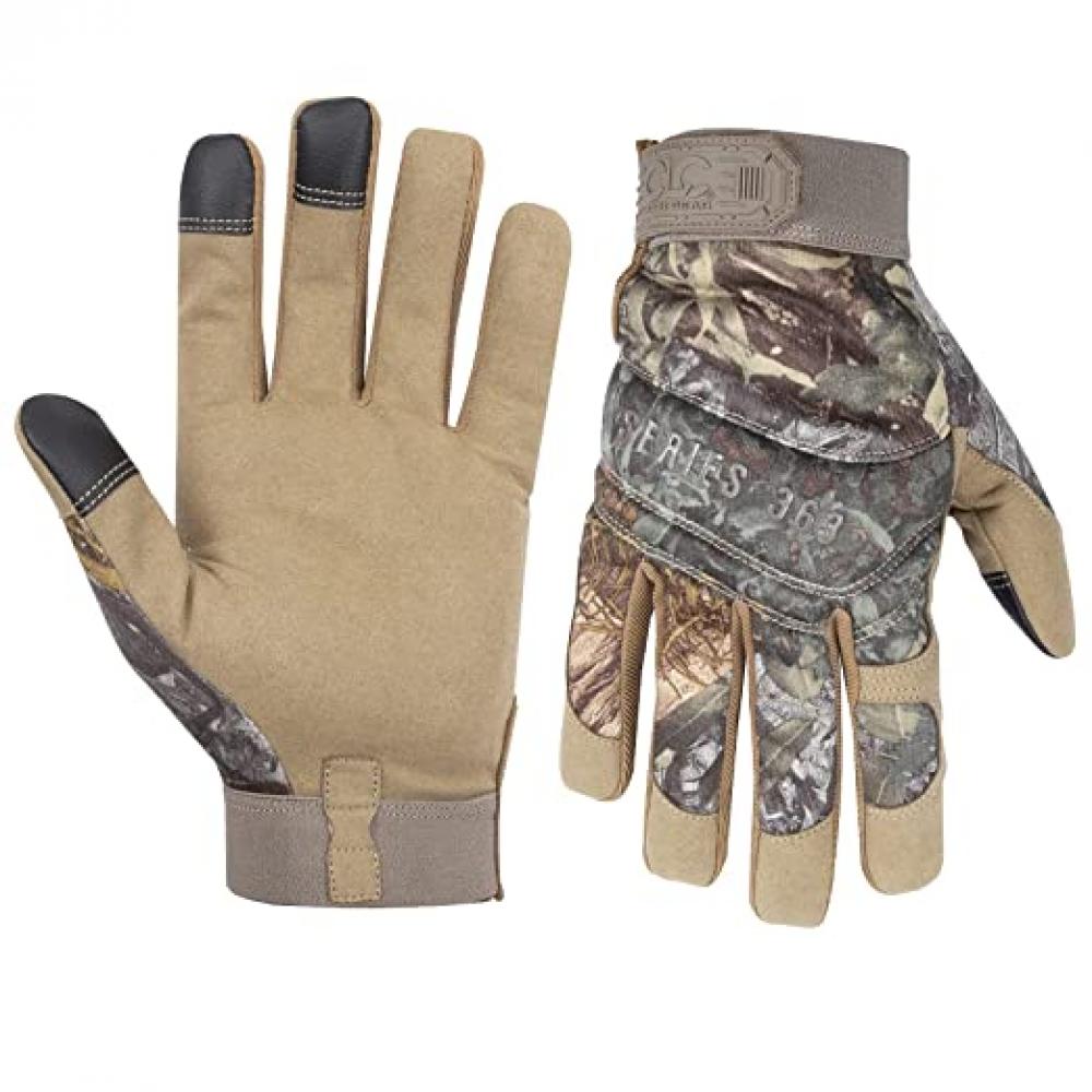 DESERT CAMO WORK GLOVES - XL