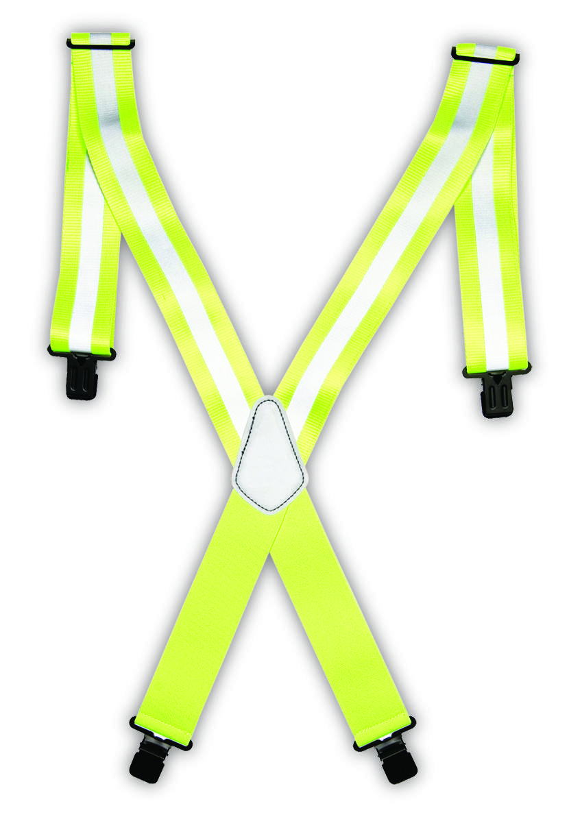 HEAVY-DUTY HI-VIZ WORK SUSPENDERS
