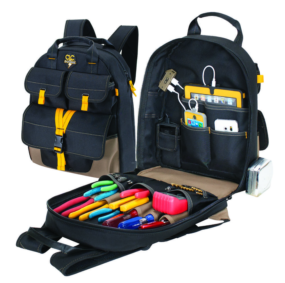 E-CHARGE USB CHARGING TOOL BACKPACK