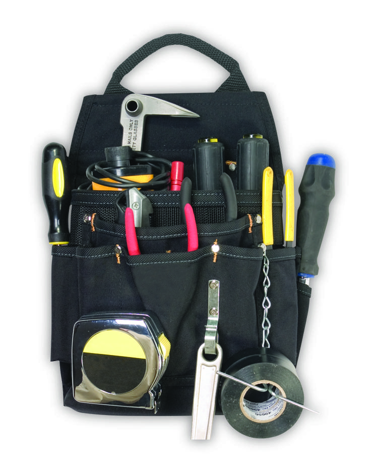 PROFESSIONAL ELECTRICIAN'S POUCH - 12 POCKETS