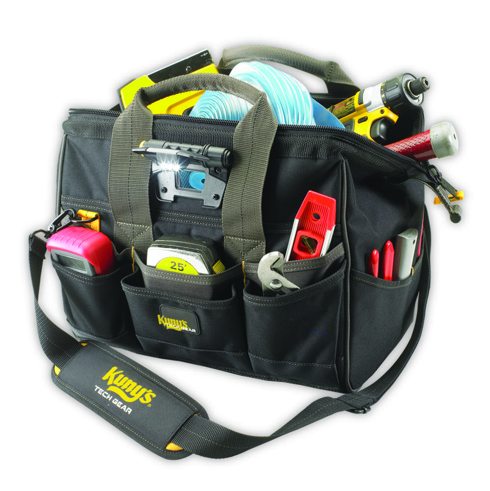 LIGHTED 14" CLOSED TOP TOOL BAG
