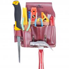 Kunys Leather 21485 - PRO DRYWALLER'S HEAVY-DUTY LEATHER TOOL POUCH - 11 POCKETS