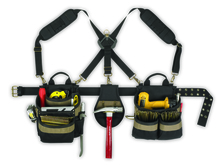 Kunys Leather AP1614 - 5 PIECE FRAMER'S COMFORT LIFT COMBO SYSTEM - 20 POCKETS