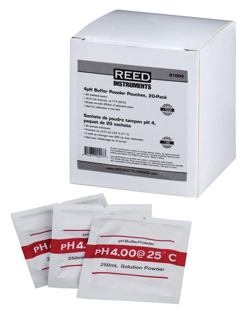 REED R1004 pH 4 Calibration Buffer Pouches