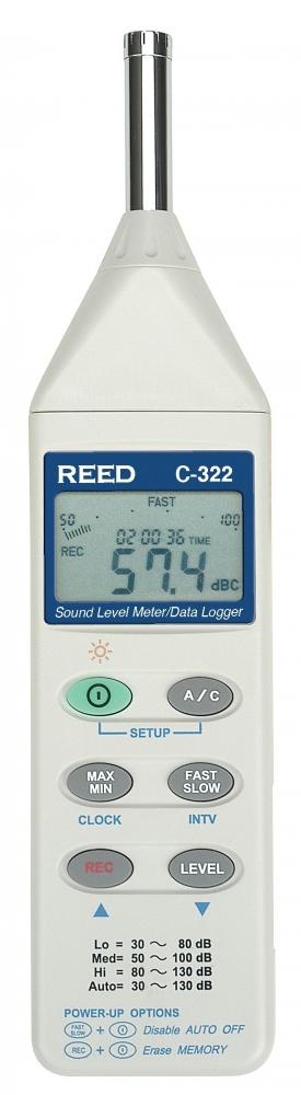 REED C-322 Sound Level Meter/Data Logger