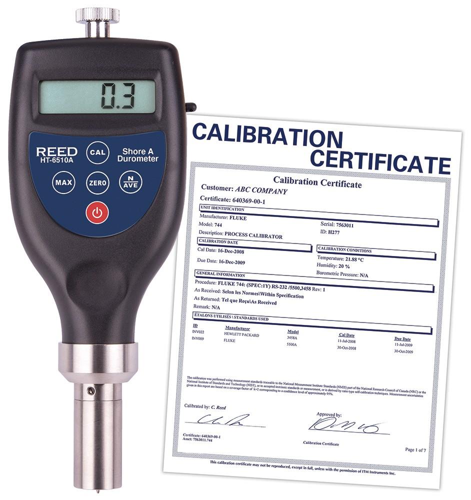 REED HT-6510A-NIST Shore A Durometer