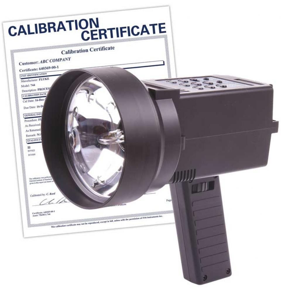 REED K4030 Pistol Grip Digital Stroboscope, includes NIST Traceable Certification