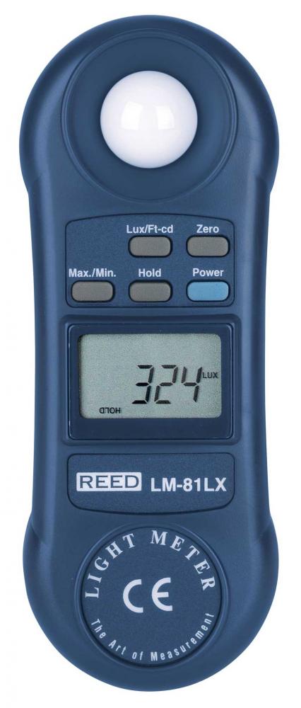 REED LM-81LX Compact Light Meter, 20,000 Lux / 2,000 Foot Candles (Fc)