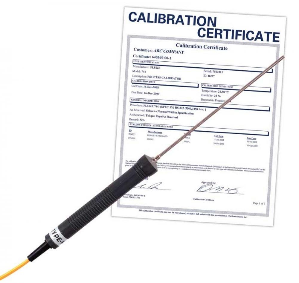 REED LS-107-NIST Immersion Thermocouple Probe