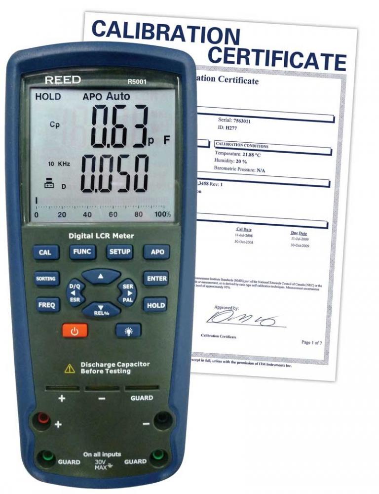 REED R5001-NIST LCR Meter