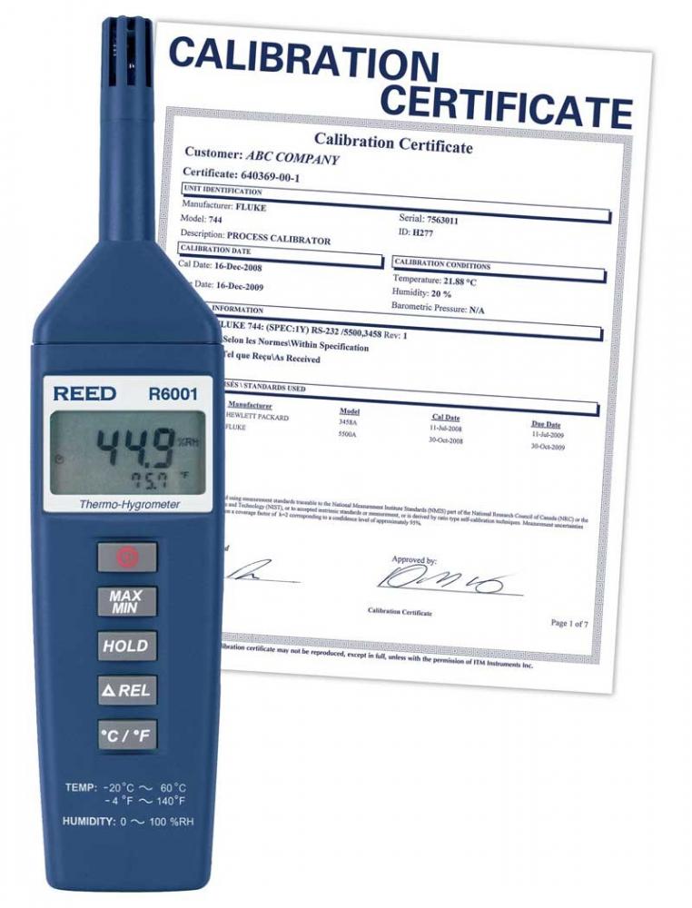 REED R6001 Thermo-Hygrometer