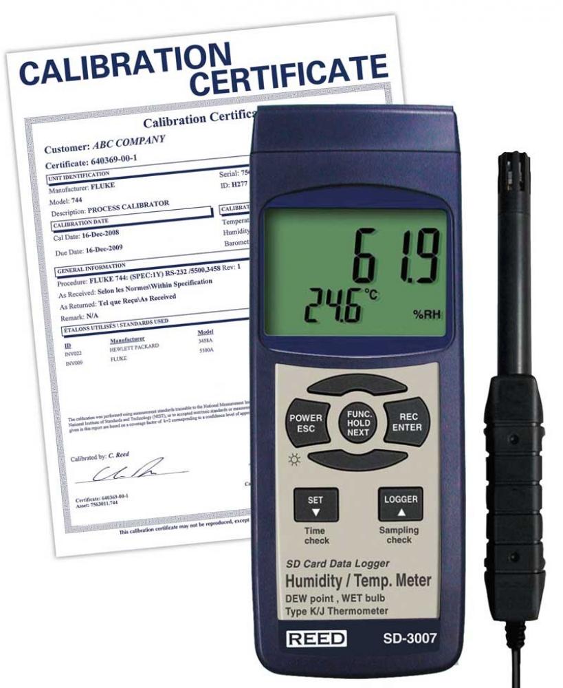 REED SD-3007 Thermo-Hygrometer/Data Logger