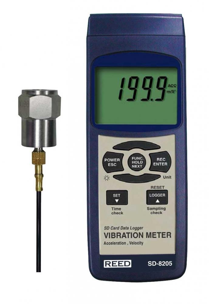 REED SD-8205 Data Logging Vibration Meter