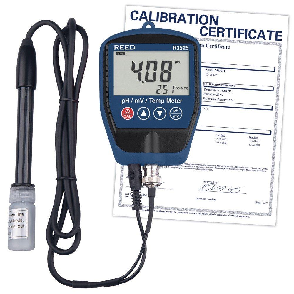 REED R3525-NIST pH/mV Meter with Temperature