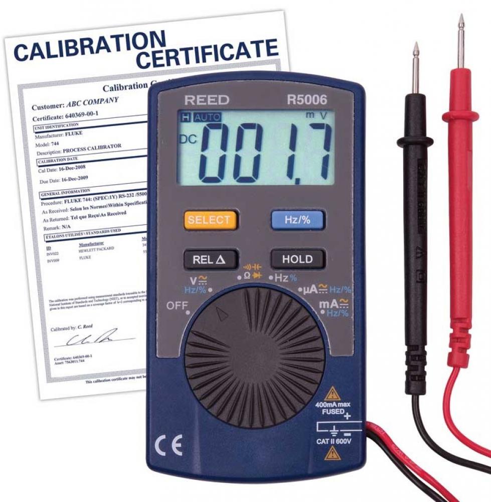 REED R5006 Autoranging Pocket Multimeter