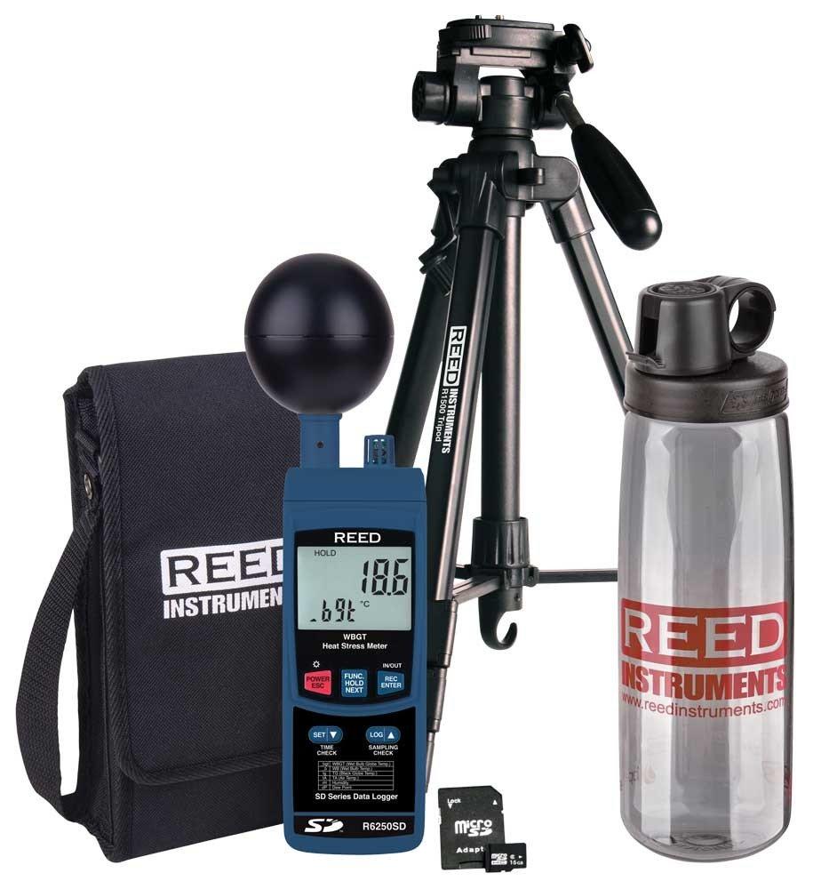 REED R6250SD-KIT3 Data Logging Heat Stress Meter Kit