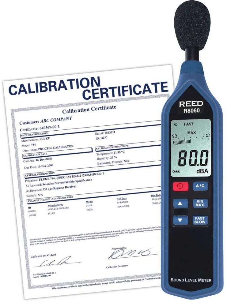 REED R8060 Sound Level Meter with Bargraph