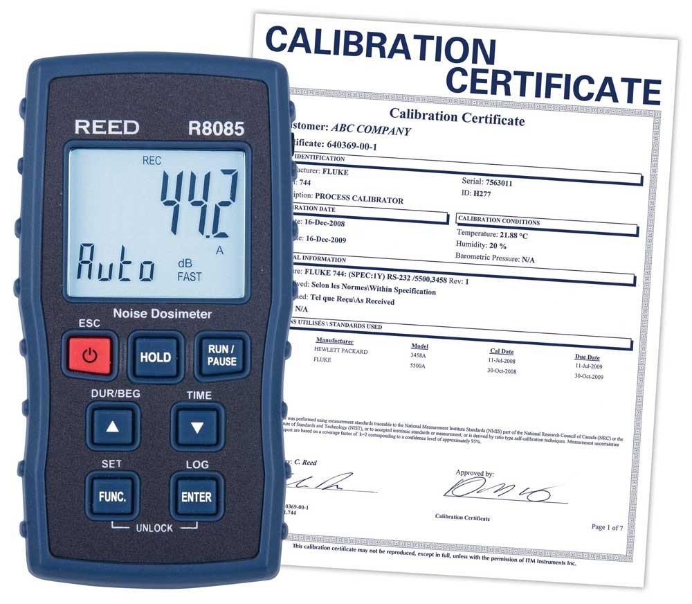 REED R8085-NIST Noise Dosimeter