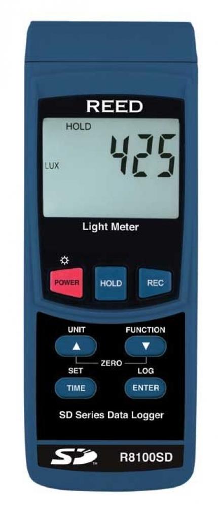 REED R8100SD Data Logging Light Meter