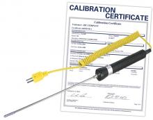 ITM - Reed Instruments R2940-NIST - REED R2940-NIST Air/Gas Thermocouple Probe, Type K, -58 to 1652F (-50 to 900C), includes NIST T