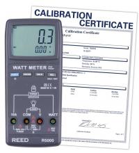 ITM - Reed Instruments R5000-NIST - REED R5000-NIST Autoranging Watt Meter, True RMS, includes NIST Traceable Certification
