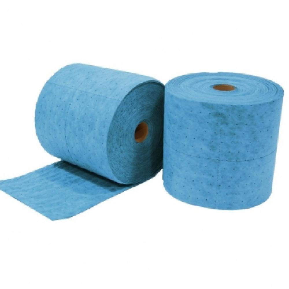 Spilfyter 16"x150' Blue Oil Only Three-Ply Heavyweight Sorbent Rolls (2 CT)