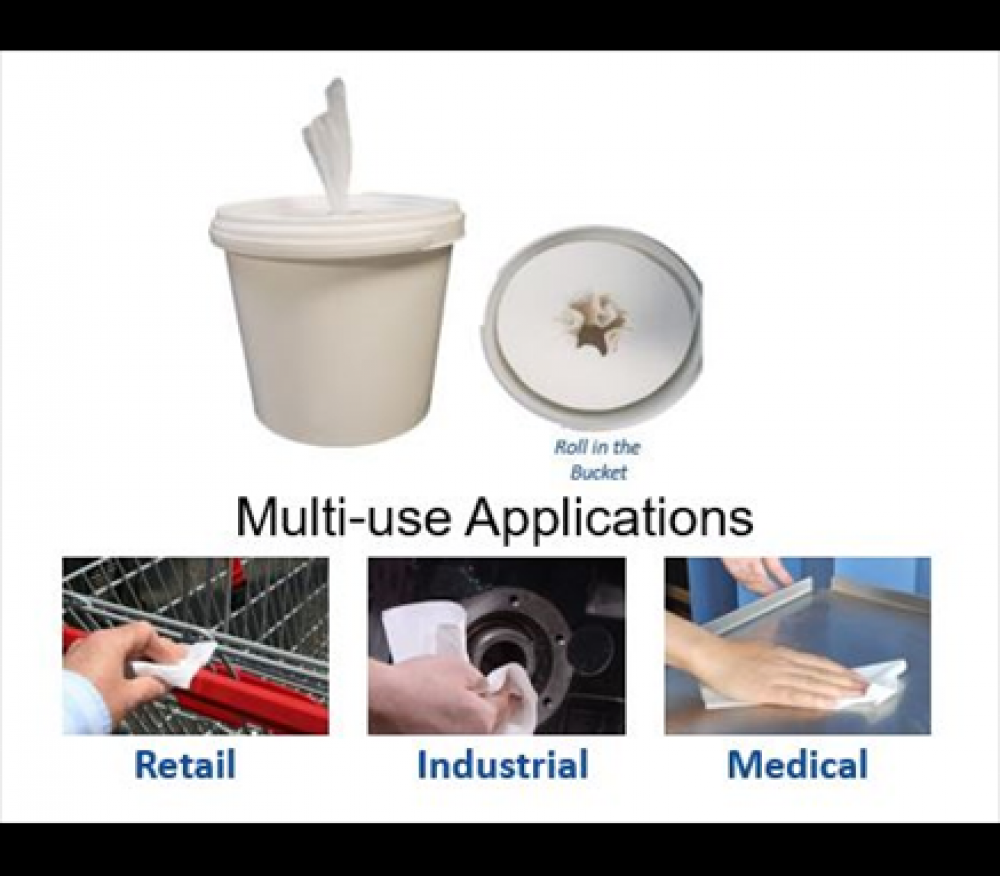 Sanitizing Wipe Kit with Roll (300 Ct)