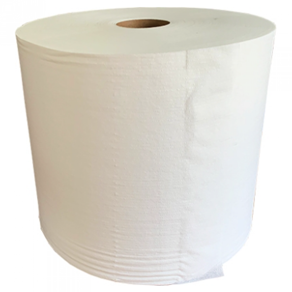 Spilfyter Medium Duty <br>12.75" x13.25" White GT Series Jumbo Wiper Roll