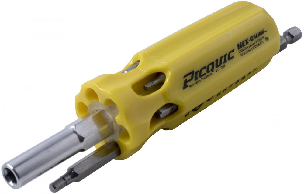 Hexcalibre SAE Multibit Driver Bulk Yellow