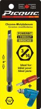 Picquic Tool Company Inc 88131 - 3 inch Slotted 3/16" Powerbit Carded