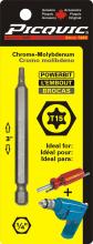 Picquic Tool Company Inc 88215 - 3 inch TorxÂ® # 15 Powerbit Carded