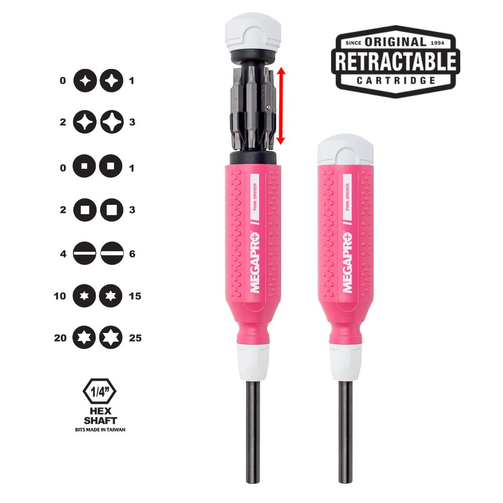15-in-1 Pink Screwdriver