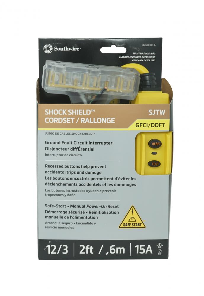 SHOCK SHIELD 15A INLINE GFCI