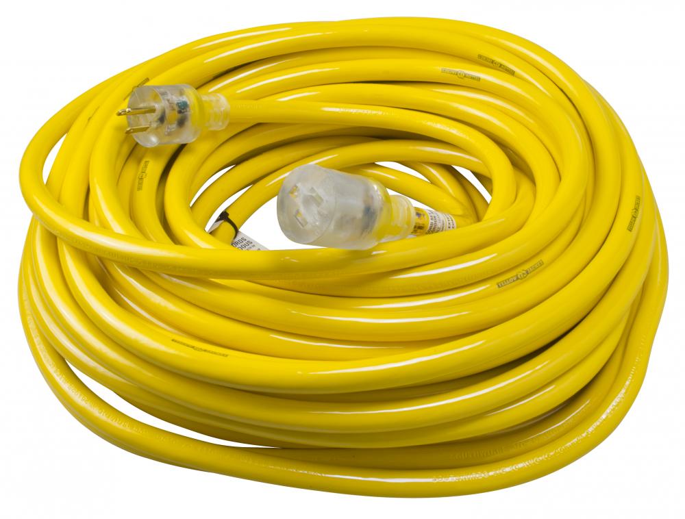 EXTCORD- 10/3 SJTW 100' YELLOW LE YJ