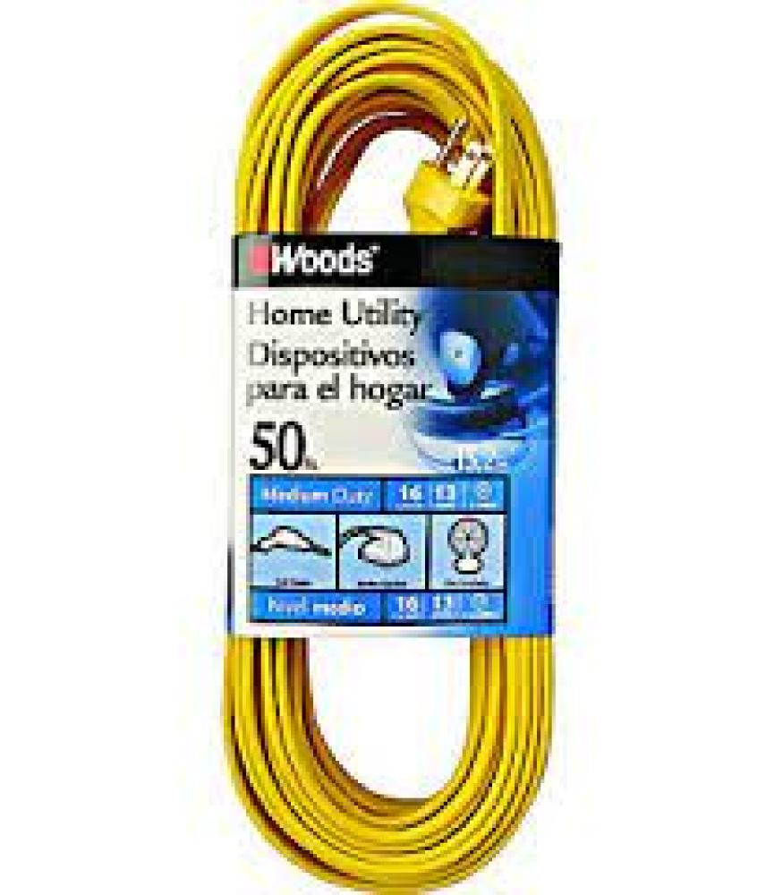 CORD SET- 16/3 50' SPT-2 YELLOW NON UL