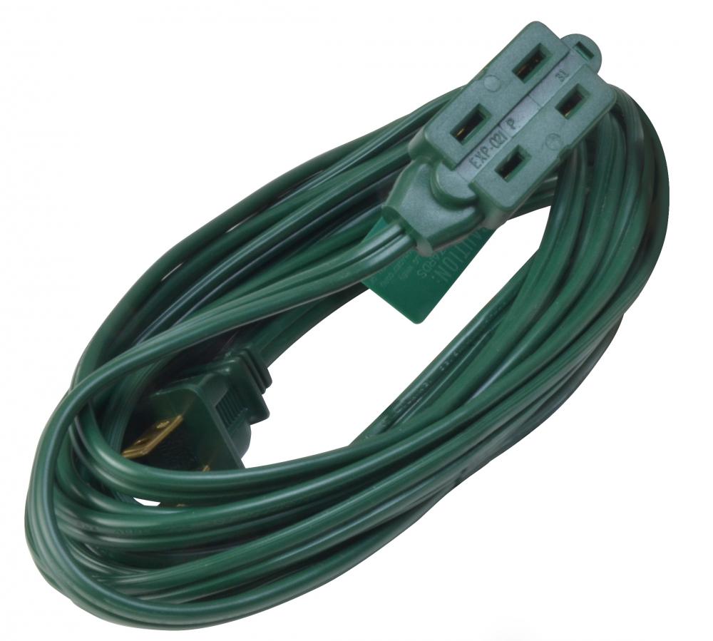 HOLCORD- 16/2 SPT2 15' GRN3OUTLET TREE W