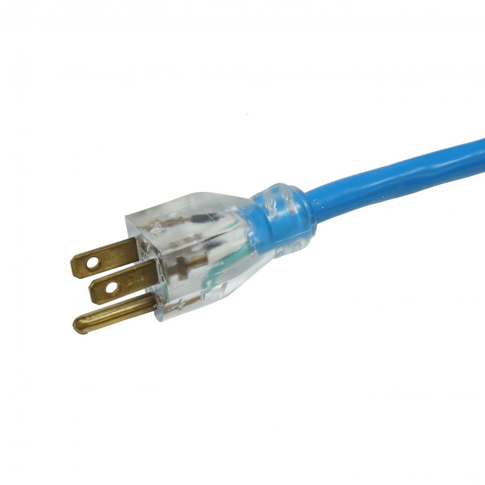 CORD, HV/LT 14/3 25' SJTW T-S BLUE