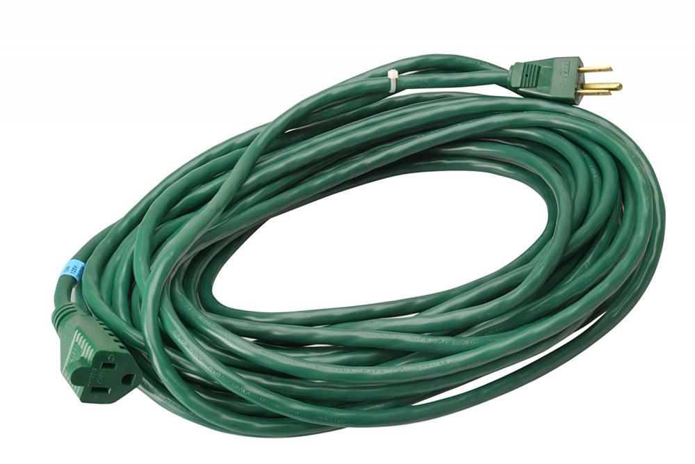 EXTCORD- 16/3 SJTW 80' GREEN YM