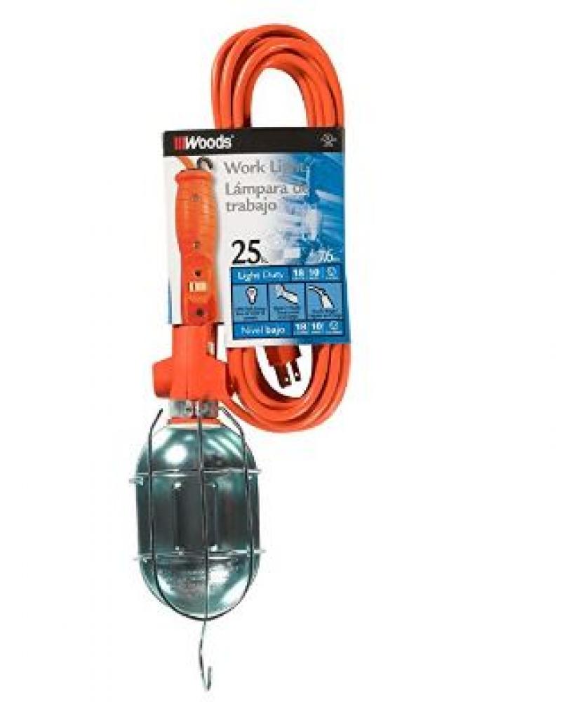 LIGHT- HANDHELD 18/3 25' SJT ORANGE