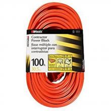 Southwire 820 - EXTCORD- 12/3 SJTW 100' ORANGE TRI W