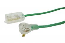 Southwire 64600801 - INDCORD- 16/2 SPT2 8' GREEN LE FABRIC SL