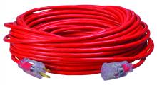Southwire 2489SW8804 - CORD SET- 14/3 100' SJTW RED LE